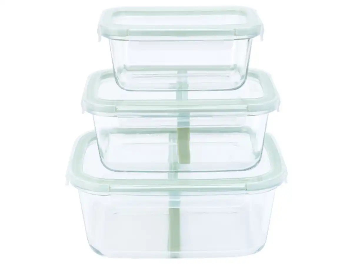Bild 2 von LIVARNO home Glas-Lunchboxen-Set, 3-teilig,  3 Dosen
