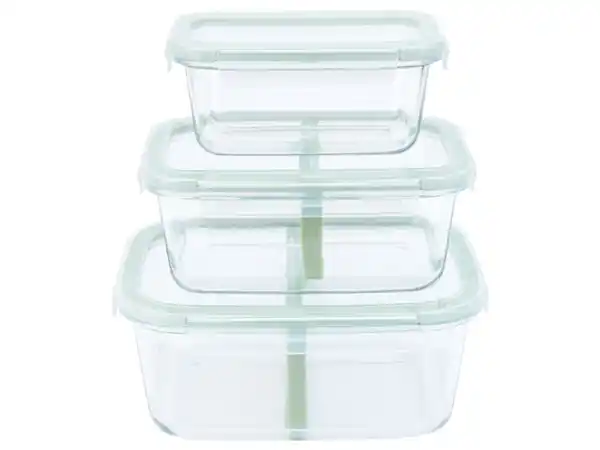 Bild 2 von LIVARNO home Glas-Lunchboxen-Set, 3-teilig,  3 Dosen