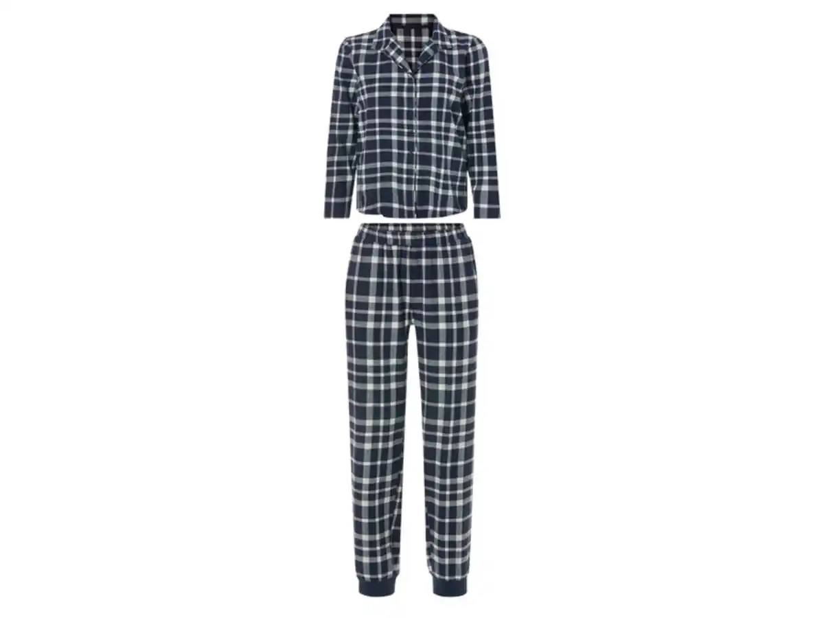 Bild 2 von esmara® Damen Flanell-Pyjama, angenehmer Tragekomfort