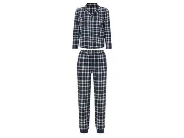 Bild 2 von esmara® Damen Flanell-Pyjama, angenehmer Tragekomfort