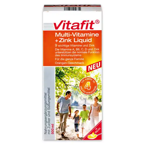 Bild 1 von Vitafit Multi-Vitamine + Zink Liquid