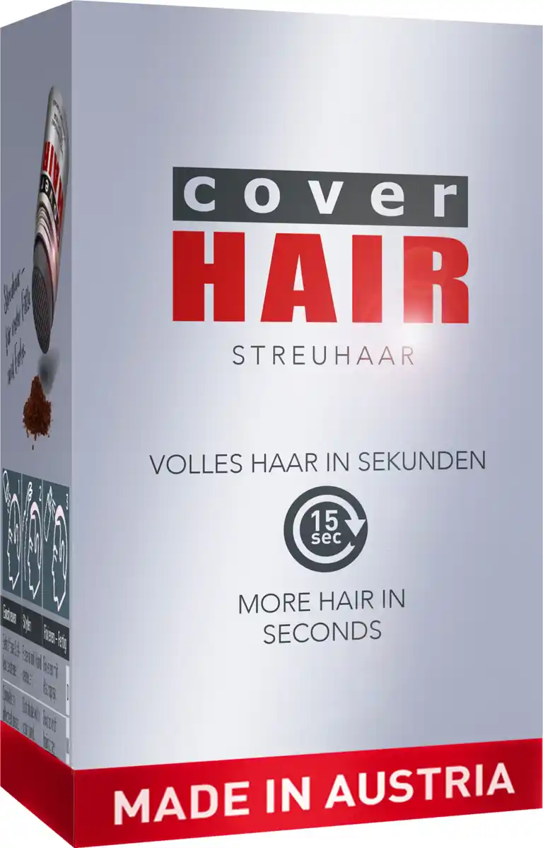 Bild 1 von COVER HAIR Haarverdichtung mit Schütthaar mittelbraun, 14 g