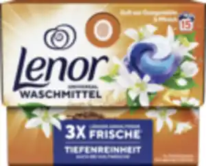 Lenor Vollwaschmittel Flüssig All-in-1 Pods Orangenblüte & Pfirsich 15WL, 15 WL