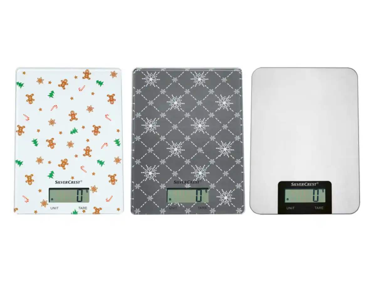 Bild 1 von SILVERCREST® KITCHEN TOOLS Digitale Küchenwaage, inkl. 3-V-Batterie