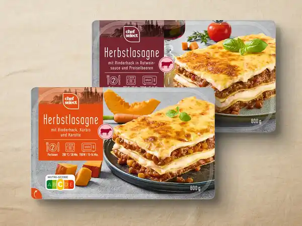 Bild 1 von Chef Select Herbstlasagne,  800 g