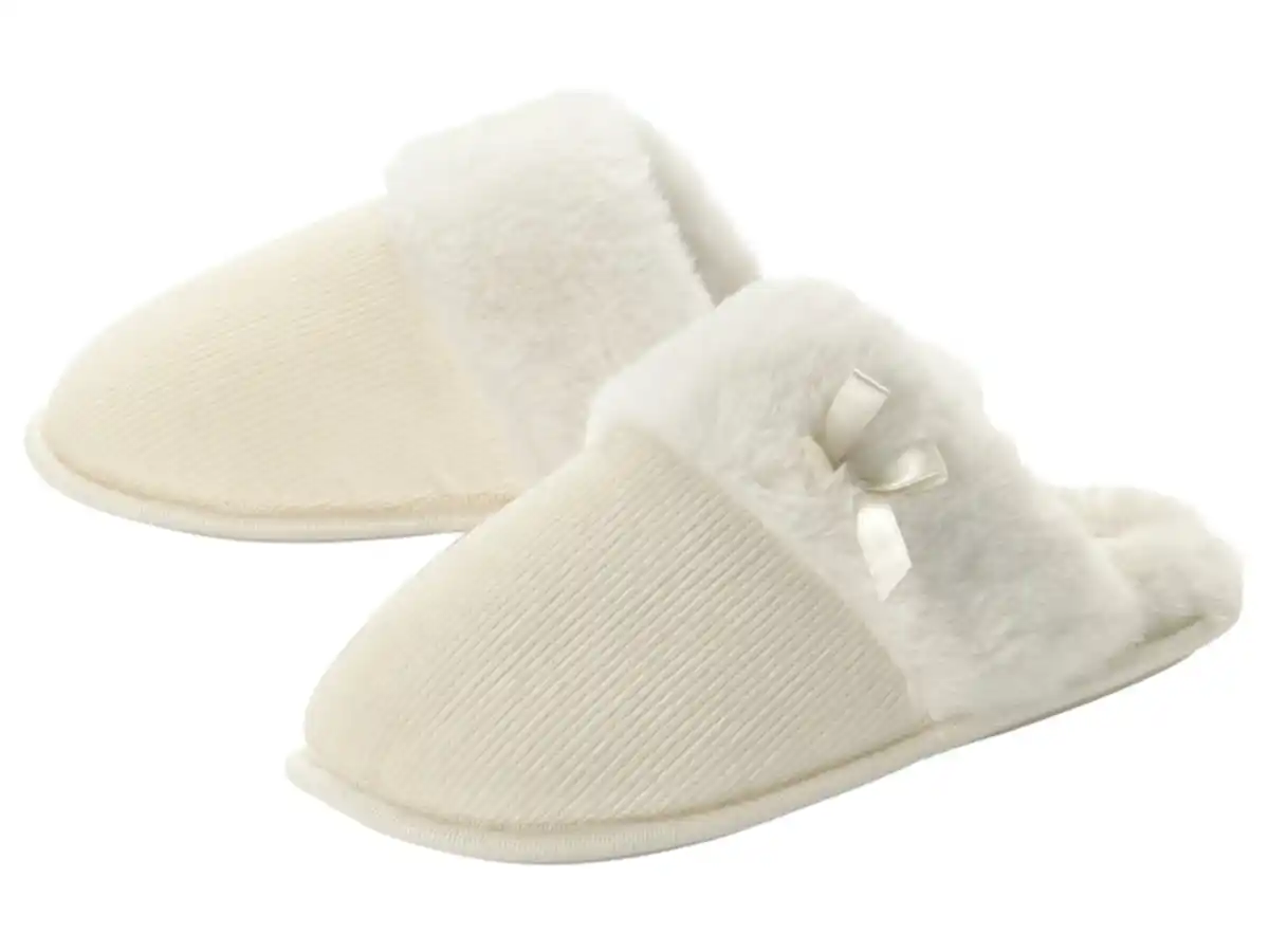 Bild 2 von esmara® Damen Hausschuhe, gepolsterte Decksohle