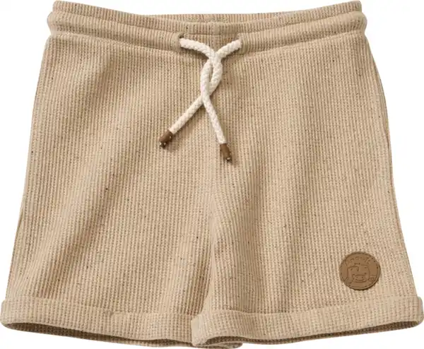 Bild 1 von Anouk natubini Anouk Shorts mit Waffelstruktur, beige, Gr. 128