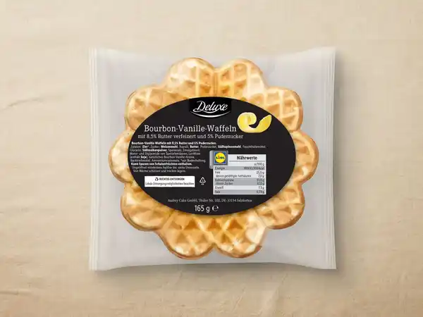 Bild 1 von Deluxe Bourbon-Vanille-Waffeln,  165 g