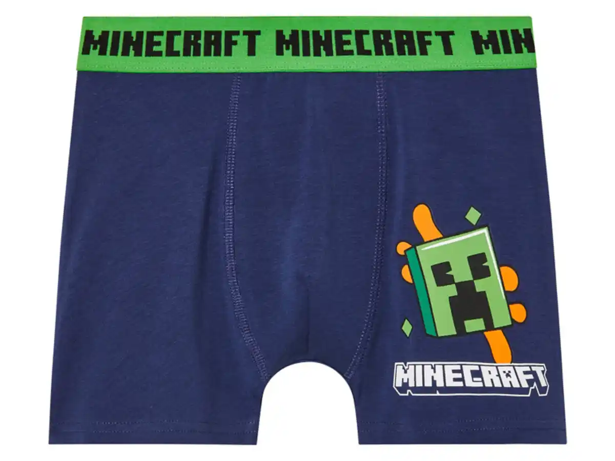 Bild 4 von Kinder Boxershorts »Minecraft«, 2 Stück, hoher Baumwollanteil