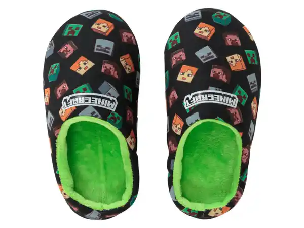 Bild 3 von Minecraft Kinder Hausschuhe mit Textilfutter