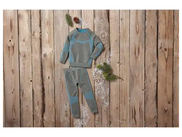 Bild 3 von lupilu® Kleinkinder Seamless-Funktionsunterwäsche, 2-teilig, optimale Passform