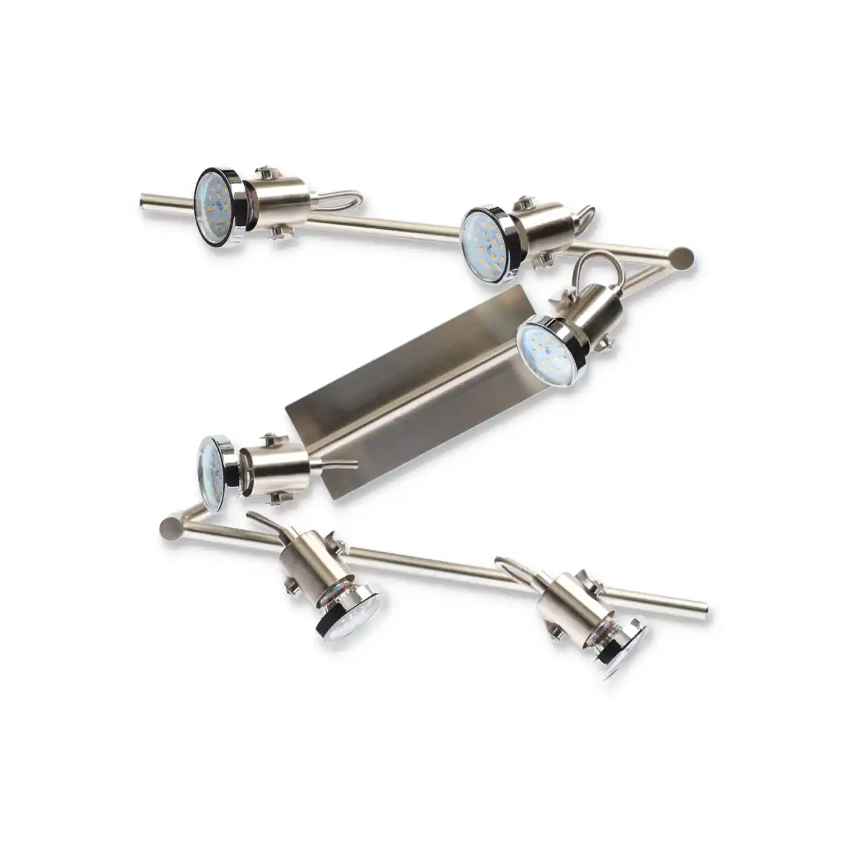 Bild 1 von toom Wohnraumstrahler 'Nika' 6-flammig 350 lm chrom