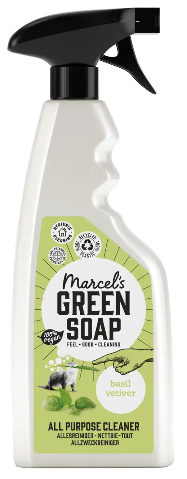 Bild 1 von Marcel's Green Soap Allzweckreiniger Spray Basilikum & Vetivergras, 500 ml