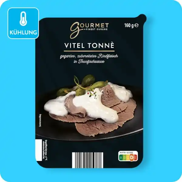 Bild 1 von GOURMET FINEST CUISINE Vitel Tonnè, Rindfleisch in Thunfischsauce