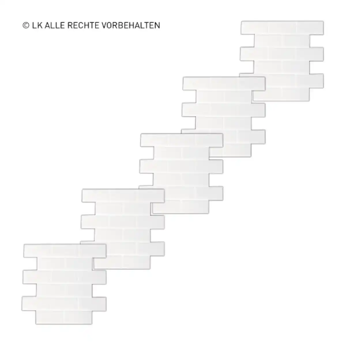 Bild 2 von HOME CREATION Wandsticker mit Fliesenmotiv