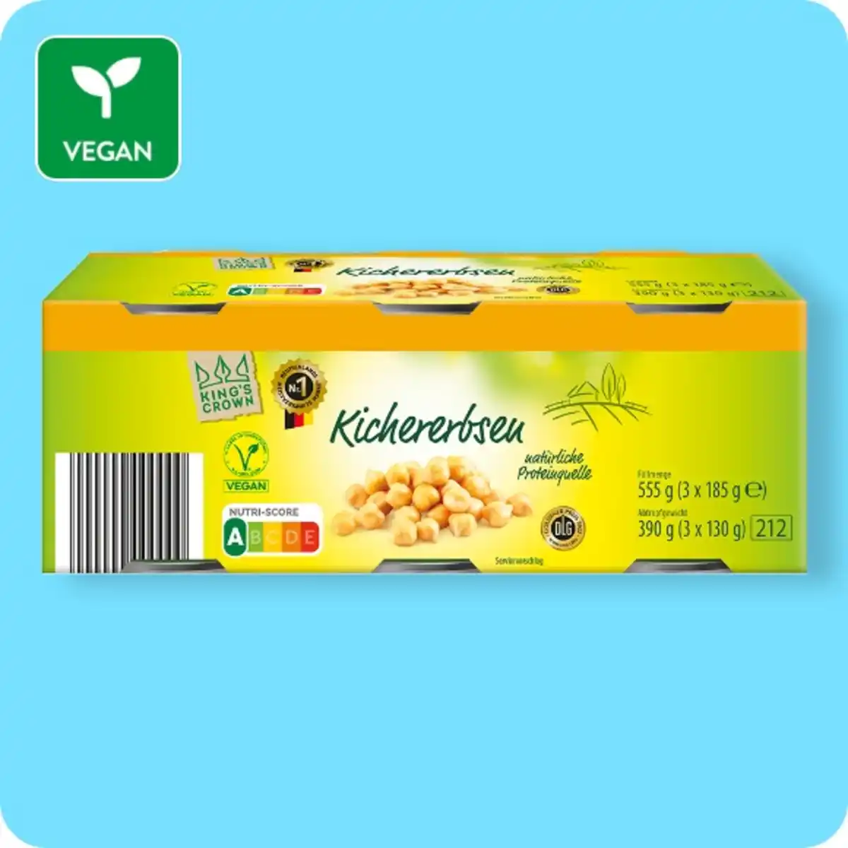 Bild 1 von KING'S CROWN Kidneybohnen oder Kichererbsen, DLG-prämiert