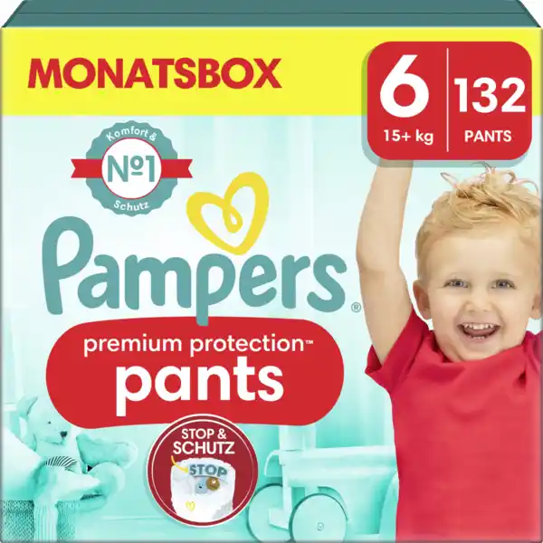 Bild 1 von Pampers premium protection Pants Gr.6 (15+kg) Monatsbox