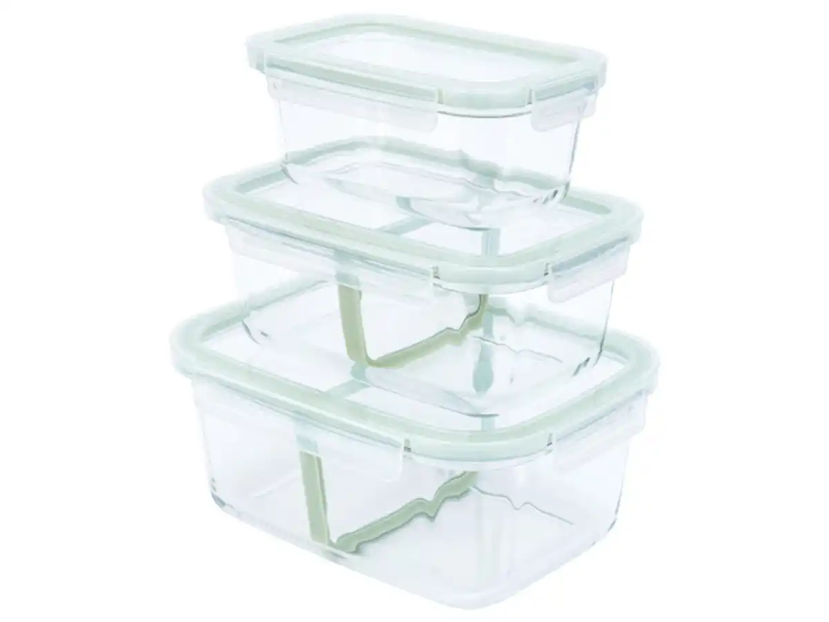 Bild 3 von LIVARNO home Glas-Lunchboxen-Set, 3-teilig,  3 Dosen