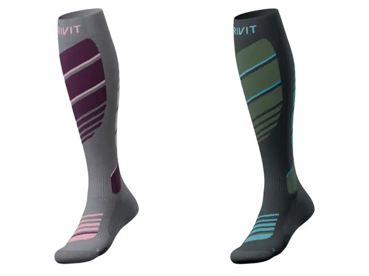 Bild 1 von CRIVIT Kinder Winter-Funktionsstrümpfe mit Polster