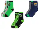 Bild 1 von Kinder Socken »Minecraft«, 3 Paar, elastische Bündchen