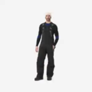 Snowboardhose Latzhose Herren wasserdicht - SNB 900 schwarz