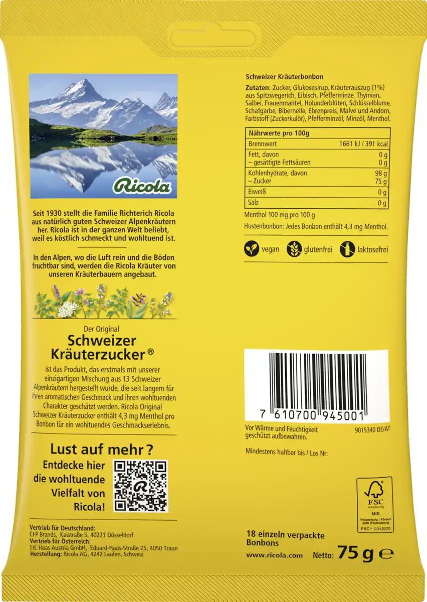 Bild 2 von Ricola Kräuterzucker Bonbons 75g, 75 g