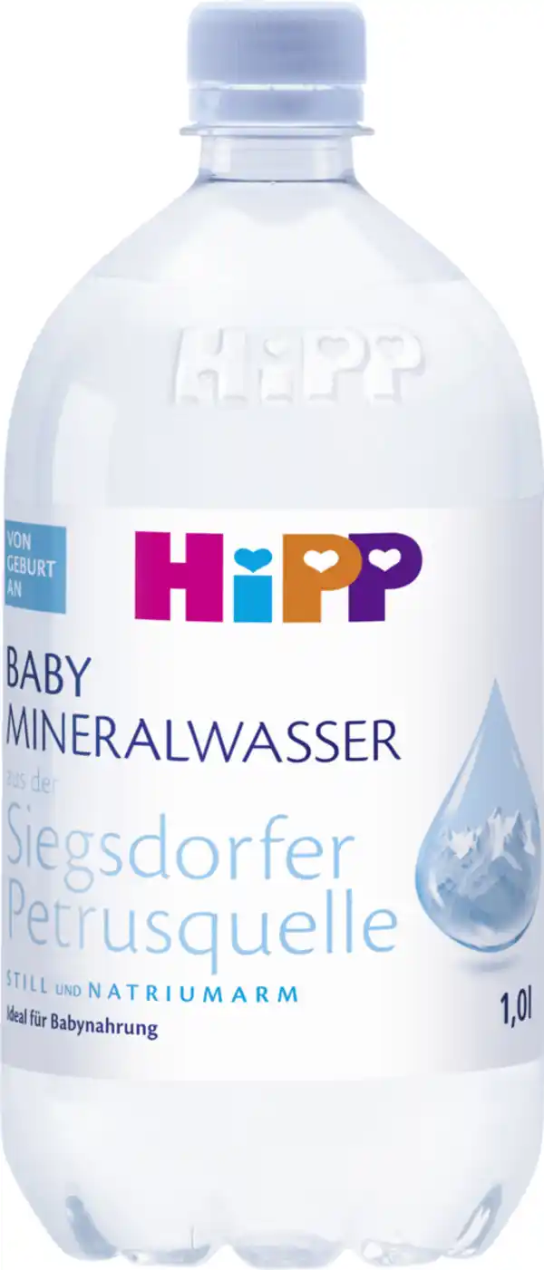 Bild 1 von HiPP Baby-Mineralwasser, 1.000 ml