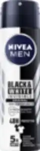 NIVEA MEN Anti-Transpirant Spray Black & White Invisible Original, 150 ml