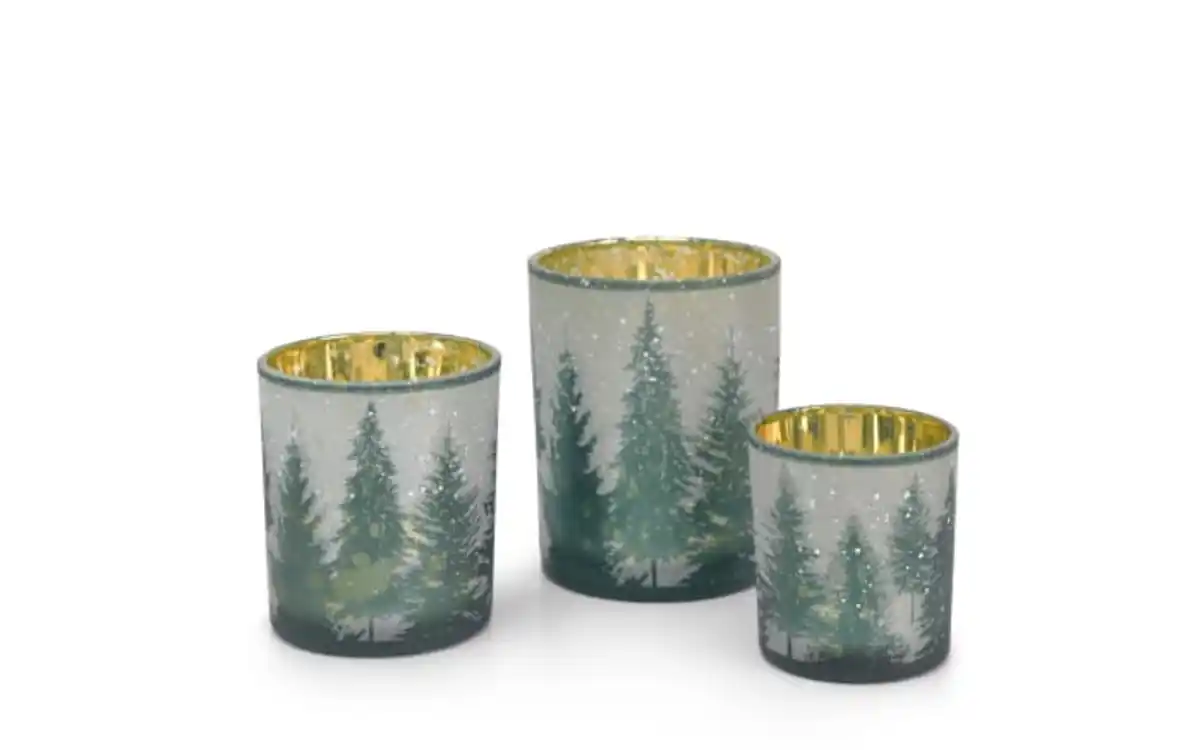 Bild 2 von Windlicht, grün, 8,8 cm