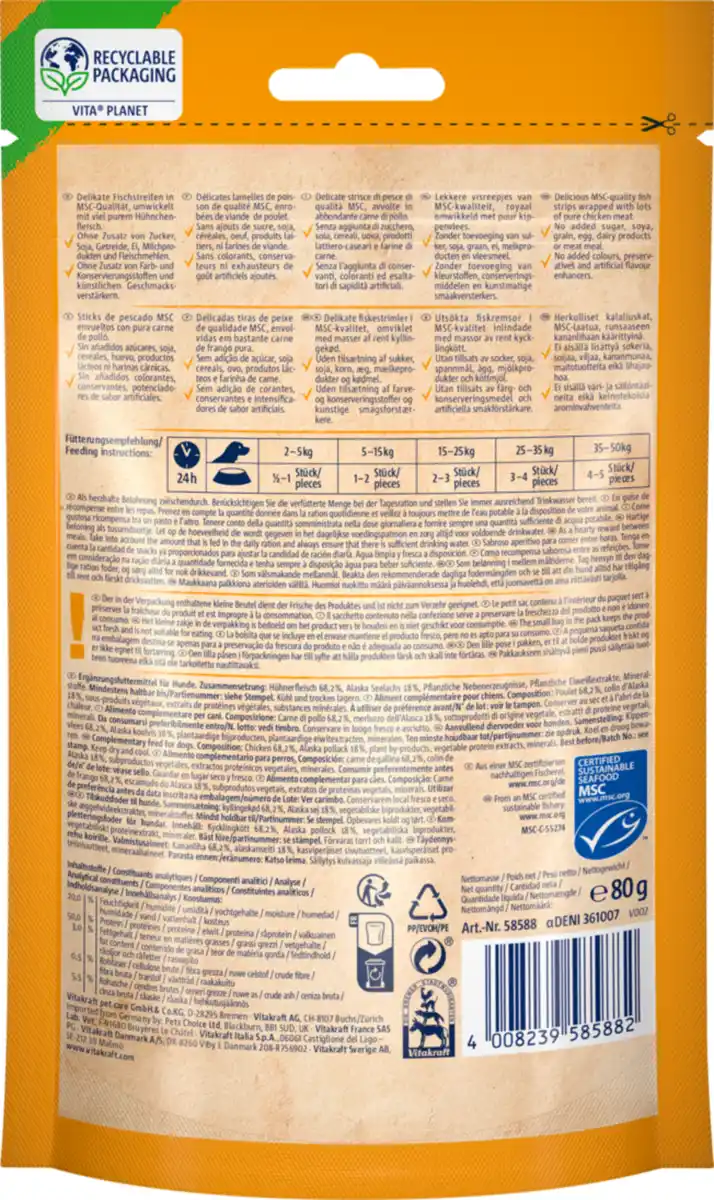 Bild 2 von Vitakraft CHICKEN Duo Hühnchen Fisch, 80 g