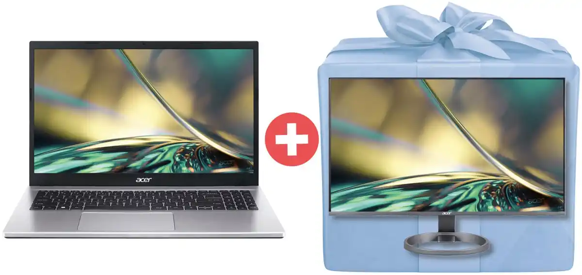 Bild 1 von Aspire 3 (A315-59-545P) Notebook + Dein Geschenk: Acer R242YEymix (24") Monitor