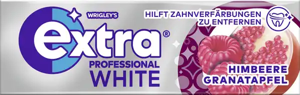 Bild 1 von Wrigley`s Extra Professional White Himbeere Granatapfel, zuckerfreier Kaugummi