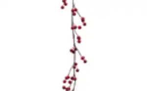 Girlande Berries, rot, 130 cm