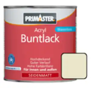 Primaster Acryl Buntlack RAL 1013 375 ml perlweiß seidenmatt