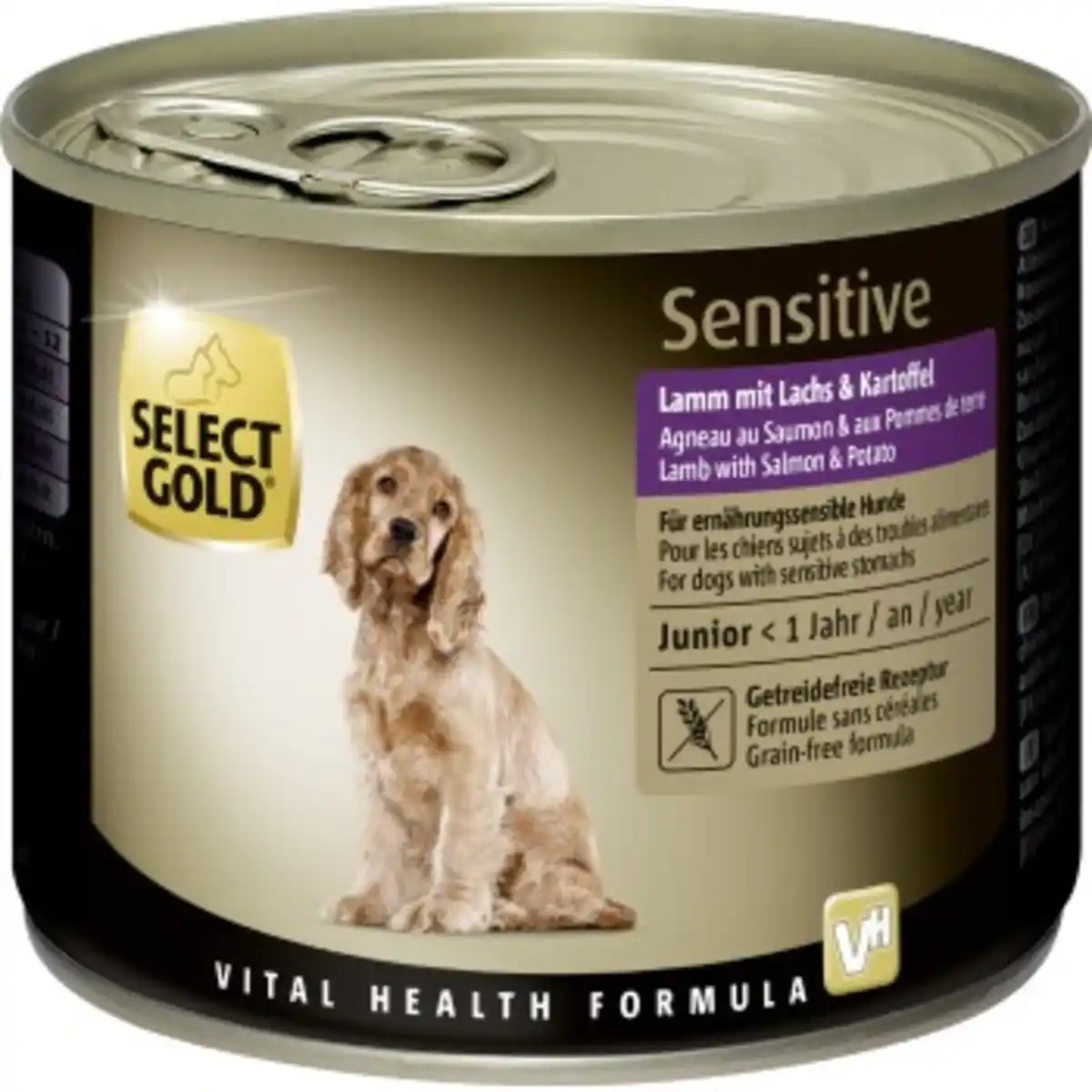 Bild 1 von SELECT GOLD Sensitive Junior Lamm mit Lachs & Kartoffel 6x200 g