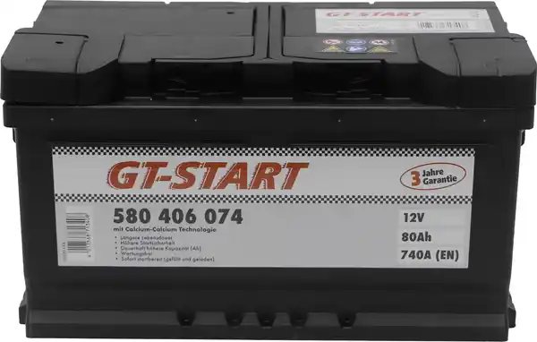 Bild 1 von GT-Start Starterbatterie SLI 80Ah 740A