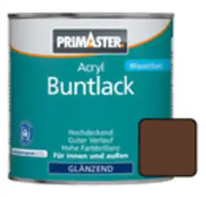 Primaster Acryl Buntlack RAL 8011 375 ml nussbraun glänzend