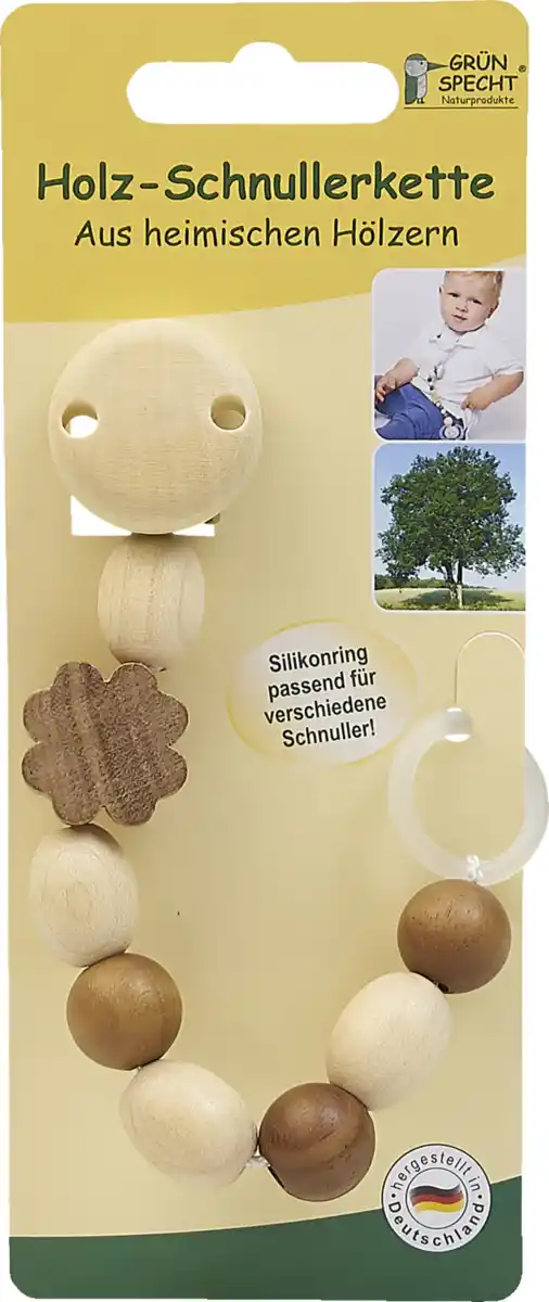 Bild 3 von GRÜNSPECHT Holz-Schnullerkette