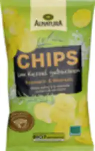 Alnatura Bio Chips im Kessel gebacken Rosmarin & Meersalz, 125 g