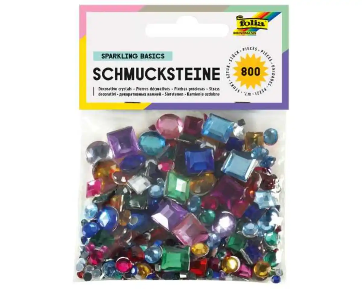 Bild 1 von Schmucksteine folia, eckig/rund