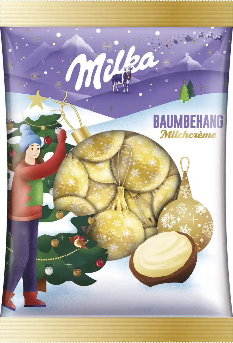 Bild 2 von Milka Christbaum Kugeln Milchcrème, 90 g