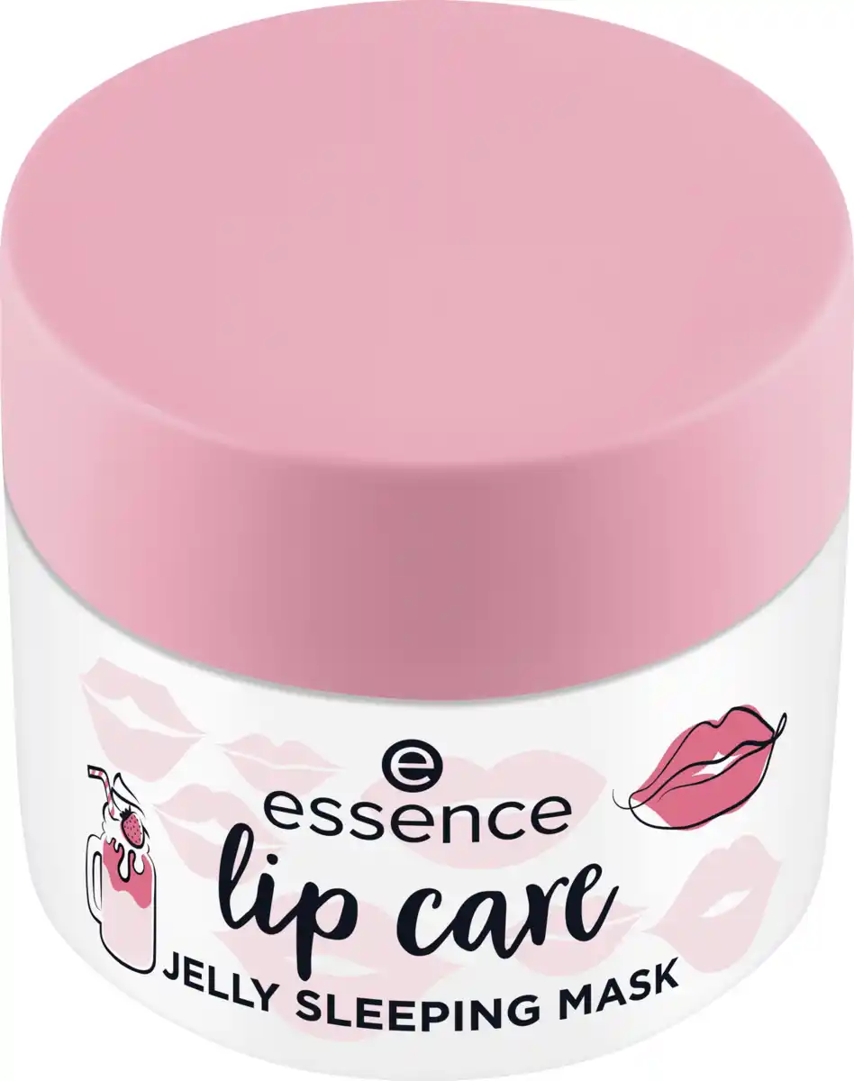 Bild 1 von essence lip care JELLY SLEEPING MASK 02 Stawberry Milkshake, 8 g