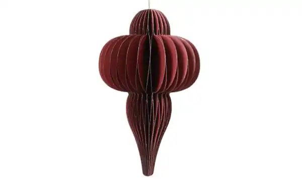 Bild 1 von Papier-Ornament, rot, 20 cm