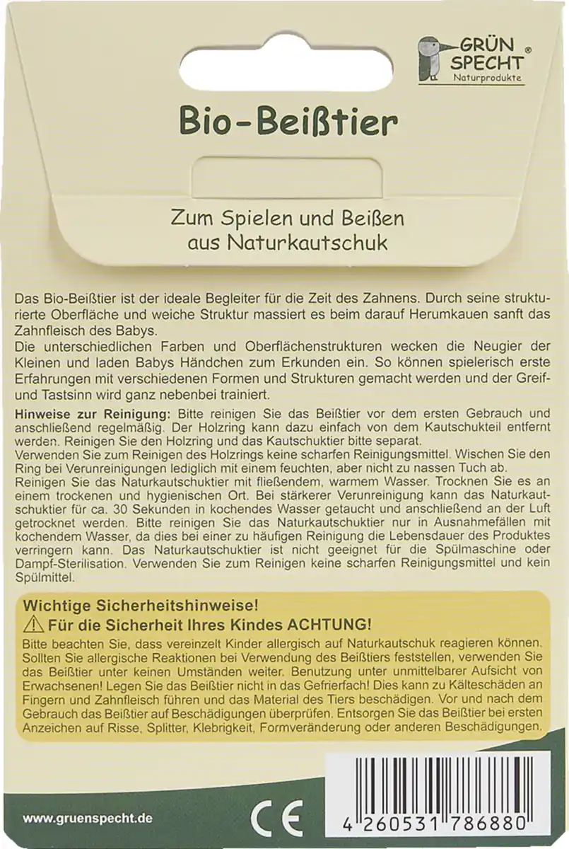 Bild 2 von GRÜNSPECHT Bio-Beißtier