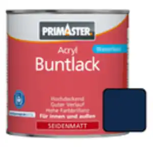 Primaster Acryl Buntlack RAL 5010 375 ml enzianblau seidenmatt