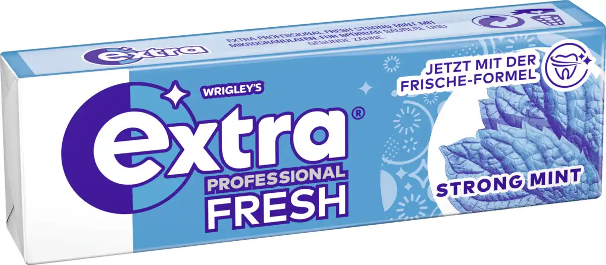 Bild 2 von Wrigley`s Extra Professional Fresh Strong Mint, zuckerfreier Kaugummi
