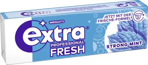 Bild 2 von Wrigley`s Extra Professional Fresh Strong Mint, zuckerfreier Kaugummi