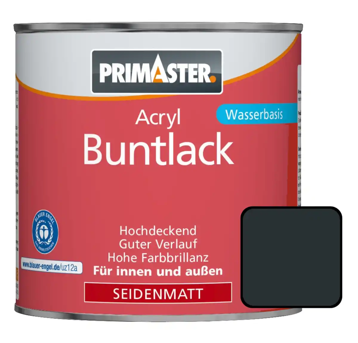 Bild 1 von Primaster Acryl Buntlack RAL 7016 375 ml anthrazitgrau seidenmatt