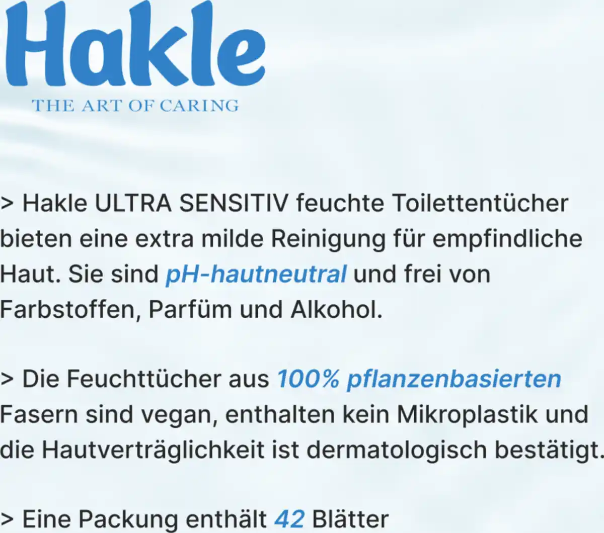 Bild 4 von Hakle Feuchtes Toilettenpapier Ultra Sensitiv