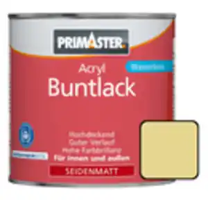 Primaster Acryl Buntlack RAL 1015 750 ml hellelfenbein seidenmatt